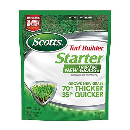 Scotts Turf Builder Starter Food for New GrassFL, 3.27 lbs. - size: 1,000 sq. ft., style: Florida
