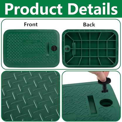 12" x 17" Irrigation Valve Box Cover, Sprinkler Valve Cover Replacement - color: 1 Pcs