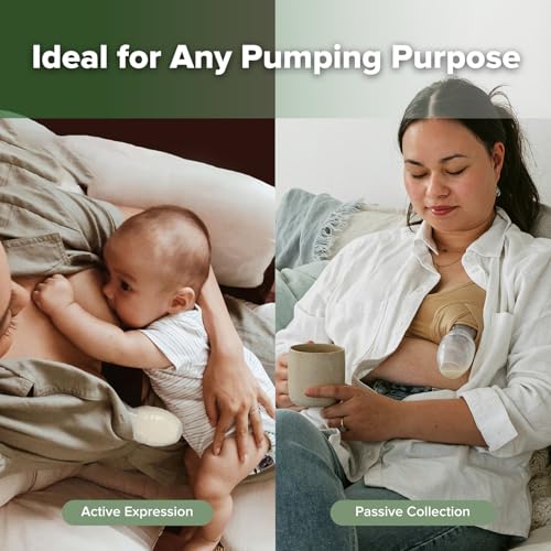 haakaa Manual Silicone Breast Pump with Cap (Grey) 4oz/100ml - color: Gray