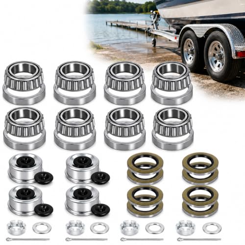 25580 14125A Boat Axles Trailer Bearing Kit for 5200-7000 lb, 4 Sets
