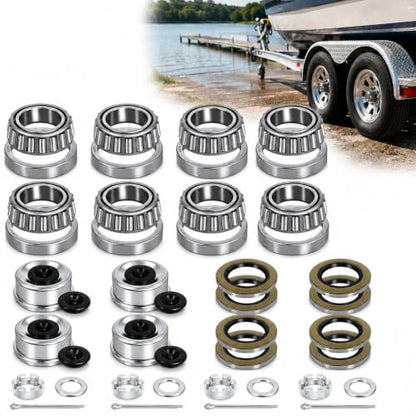 25580 14125A Boat Axles Trailer Bearing Kit for 5200-7000 lb, 4 Sets