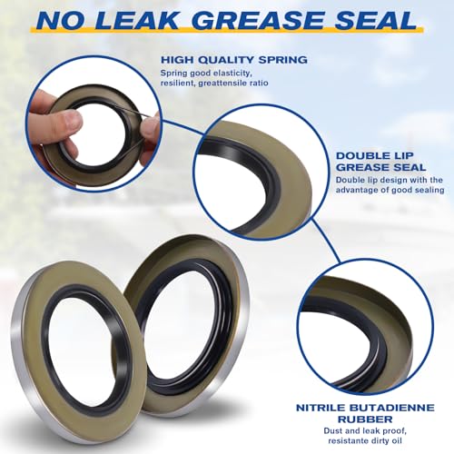 25580 14125A Boat Axles Trailer Bearing Kit for 5200-7000 lb, 4 Sets