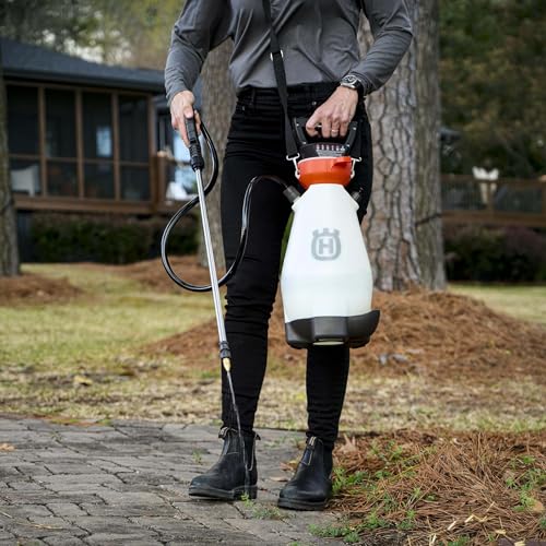 Husqvarna 2 Gallon Battery Handheld Sprayer for Lawn and Garden
