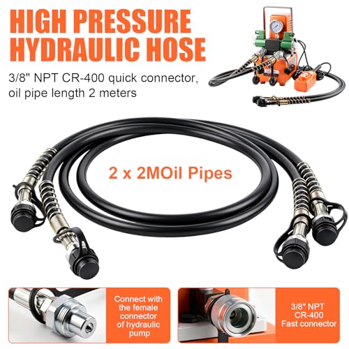 HZLZRZ Mini Double Acting Electric Hydraulic Pump with CR-400 Connector - style: HZED—700C