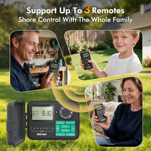 RESTMO Wireless Garden Timer Remote Controller