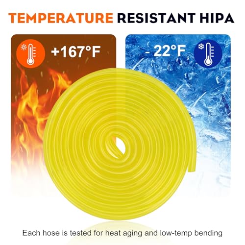 Hipa Gas Fuel Line Hose Tubing for Small Engine Weedeater 4 Size 4 ft. Each