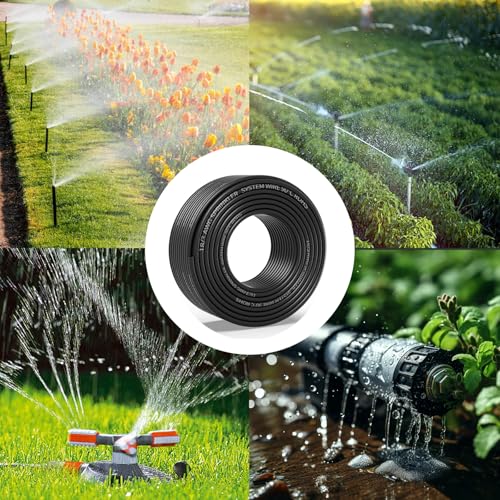 18/3 Solid Sprinkler System Wire 150ft, 18 Gauge Irrigation Wires - size: 18/3, 150Ft