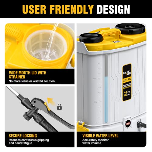 4.2 Gal Backpack Sprayer for DeWalt 20V Battery (Tool Only) - size: 4.2GAL