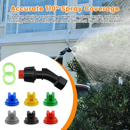 Spray Nozzles Set for Garden & Agricultural Tank Spraying Equipment