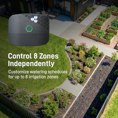 Orbit B-hyve XR Smart Sprinkler Timer - 8-Zone - WiFi-Enabled Indoor/Outdoor Irrigation Controller - App Control - Weatherproof Watering System - Multi Zone - Custom Programs - 57985 - size: 8-Zone