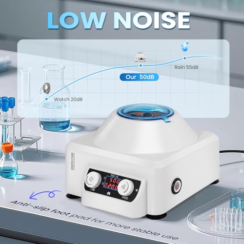 Mxmoonant Centrifuge Machine, 4000RPM Lab Benchtop PRP Centrifuges