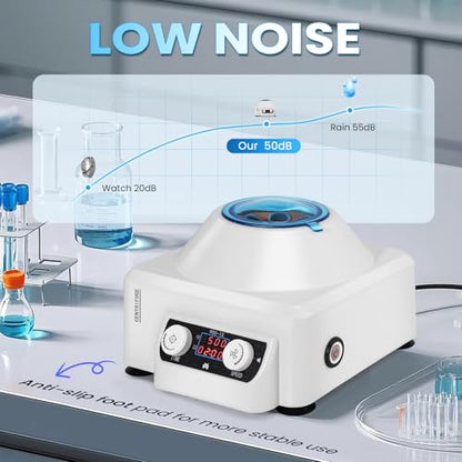 Mxmoonant Centrifuge Machine, 4000RPM Lab Benchtop PRP Centrifuges
