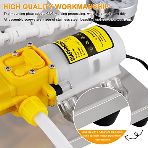 JIAWANSHUN 10 Inch Stainless Steel Liquor Filter System, Brewing Equipment