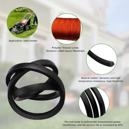 954-04317A Drive Belt 1/2" x 67" Replacement for Cub Cadet - size: 67"L x 0.5"W