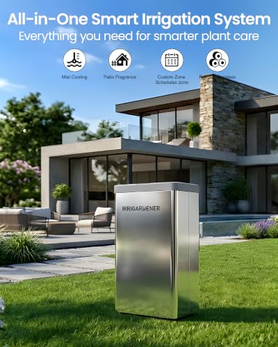 Smart Irrigation System App Remote Control 100W Custom Schedule Dual Zone - size: DPW-100W
