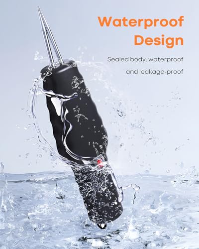 Handheld Chicken Plucker - Electric Quick Chicken Feather Plucker, Portable Waterproof & Rechargeable for Fast Pin Feather Removal Works on Duck Goose & Other Birds Durable Black Desig - color: Black