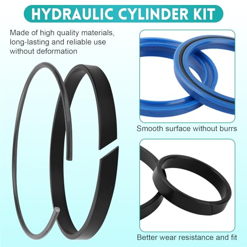 Hydraulic Log Splitter Cylinder Rebuild Seal Kit for 4.0" Bore x 1.75" Rod