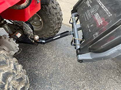 American Made UBLMT Premium Single Can Ball or Bolt Mounted Garbage Hauling Device, By Garbage Commander