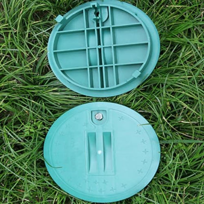 Green Valves Box Covers Lid For Round Sprinkler Systems Irrigation Control Garden Parks Public Industrial Use