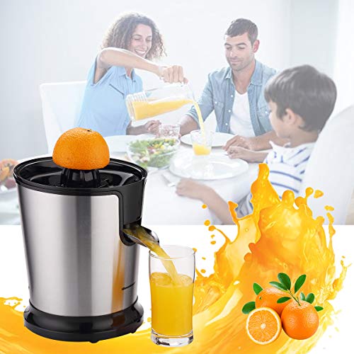 Homeleader Electric Citrus Juicer, Lemon Squeezer with Stainless Steel, Orange Squeezer