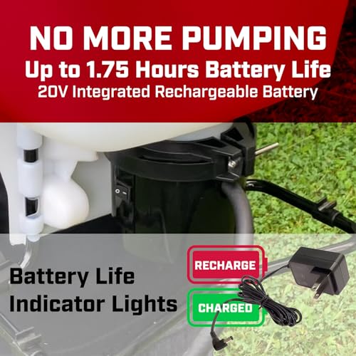 CHAPIN 4-Gallon Rechargeable Battery Powered Backpack Sprayer - size: 4 Gallon, 20V Battery