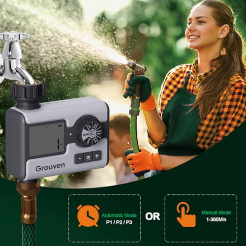 Garden Sprinkler Water Timer Manual Automatic System Irrigation1 Outlet - style: 1 outlet