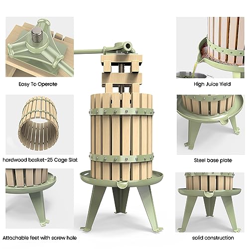 Fruit and Apple Crusher and Apple Cider Wine Press