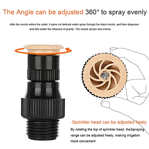 360° Rotation Auto Irrigation System Garden Lawn Sprinkler Patio - color: 1 PCS