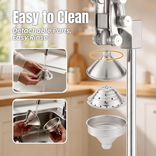 Manual Cast Iron Hand Press Juicer for Orange & Pomegranate