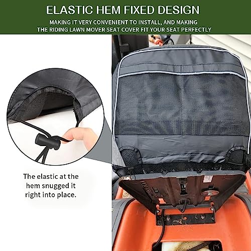 Riding Lawn Mower Seat Cover for Without Armrests Seat,M