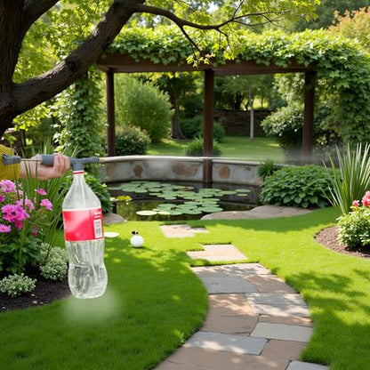 Handheld Sprayer - High Pressure Air Pump Manual Sprayer with Adjustable Nozzle - Garden Pump Sprayer - Hand Pump Sprayer Pressure Sprayer Top for Home Lawn Garden Watering Lawn and Garden Sprayers