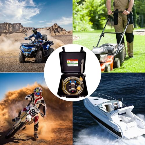 12V Electric Fuel Transfer Pump, Portable Gasoline Diesel Siphon Pump with 85 Gallons/Hour Capacity, Ideal for Vehicles, Boats, RVs, and Farm Equipment (70W kit) - size: 85Gal/h