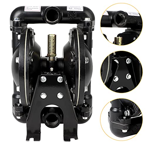 Air Operated Double Diaphragm Pump 1 IN Outlet 35 GPM Pneumatic Transfer - size: 1 Inch Outlet, style: Air Operated Double Diaphragm Pump - Chemical Waste Oil Transfer