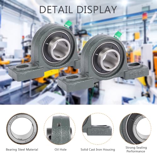 Pillow Block Bearing (UCP205-16,2PCS)