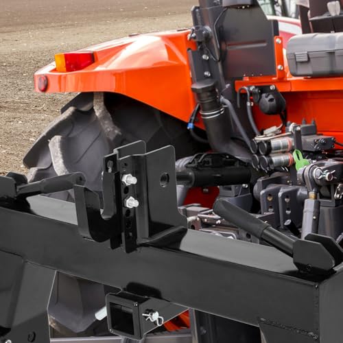Garvee 3-Point Quick Hitch, 3000 LBS Lifting Capacity Tractor Quick Hitch,No Welding & 5 Level Adjustable Bolt, Adaptation to Category 1