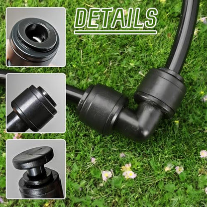 30 PCS Quick Connect 1/4" Drip Irrigation Elbow Fitting - size: 30PCS 1/4" Elbow