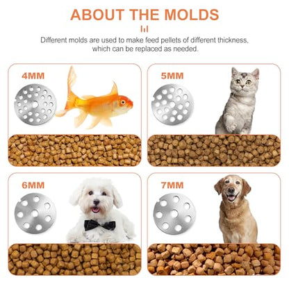 YUCHENGTECH Manual Pet Food Pellet Maker Animal Pet Food Maker