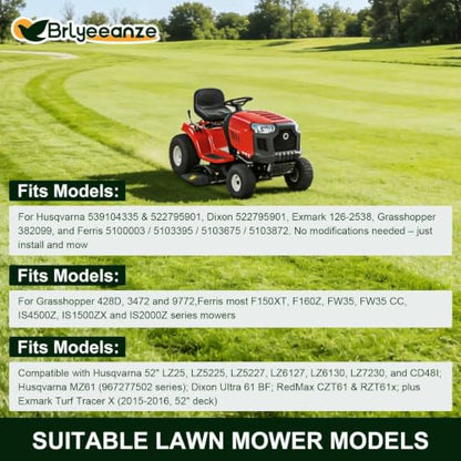 539104335 Lawn Mower Deck Belt - size: 163"L x 0.625"W