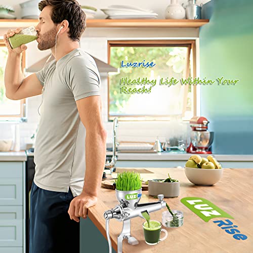 Manual Wheatgrass Juicer & Fruit Press, 304 Stainless Steel