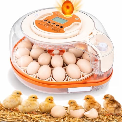 Smart Egg Incubator with Voice Control, 26 Chicken Eggs