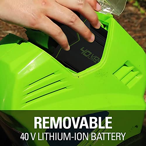 Greenworks 40V 10" Cordless Tiller / Cultivator, Tool Only - style: Tool Only