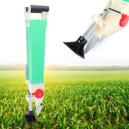 AngelcityCC Household Seeding Machine Adjustable Manual Handheld Corn Peanut Seeder Seed Fertilizer Spreader Planter Mini Sowing Seed Dispenser