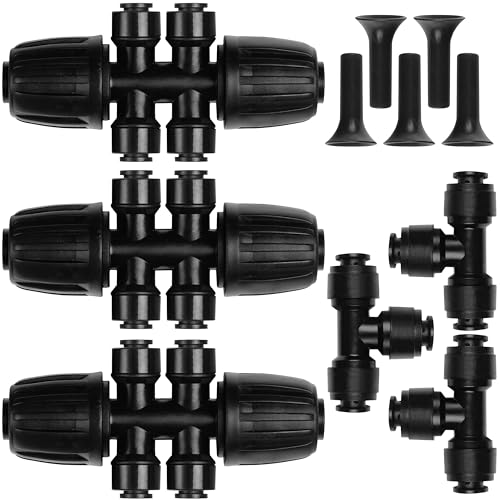 CARPATHEN 1/2" to 1/4" Quick Connect Fittings for Drip Irrigation System