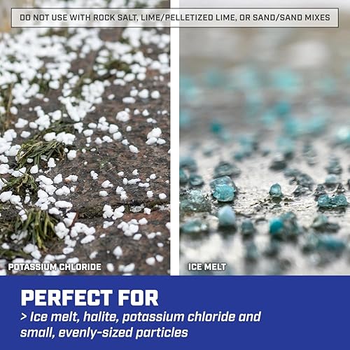 CHAPIN 88400B SaltPro 100 lb Contractor Salt Spreader, 12" Tires, Ice Melt - size: 100Lbs, Contractor