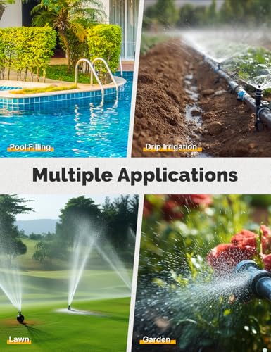 MOES 4 Zone Sprinkler Timer for Garden Hose,Brass Inlet Water Timer - size: 4 Outlet