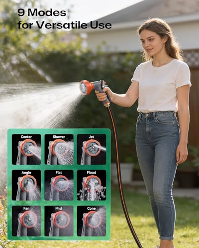 Retractable Garden Hose Reel 85 ft x 1/2 inch, Heavy Duty Automatic Garden Hose Reels, High-Flow, Any Length Lock, 180° Swivel Bracket, Brass Fitting, Wall Mount Water Hose Reel for Outside - color: 85 Ft X 1/2 Inch