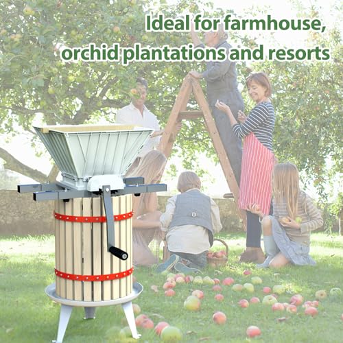 Fruit and Apple Crusher and Apple Cider Wine Press