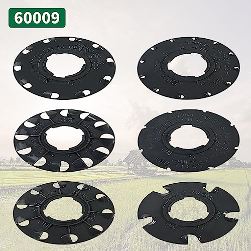 60009 Standard Seed Plate 6 Set Fits Earthway 1001-B Garden Seeder Planter
