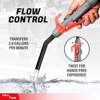 TERA PUMP Portable Battery Powered Multipurpose Gas Transfer Pump (2nd Gen) - style: Nozzle Stick Pump