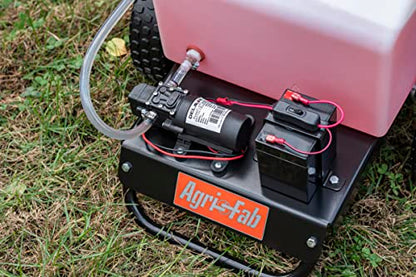 Agri-Fab 45-0595 Push Sprayer 6 - Gallon Capacity, White Tank, 1.0 GPM, 40 PSI Pump' 5 amp hr 12 Volt Battery - style: 6-Gallon Push Sprayer
